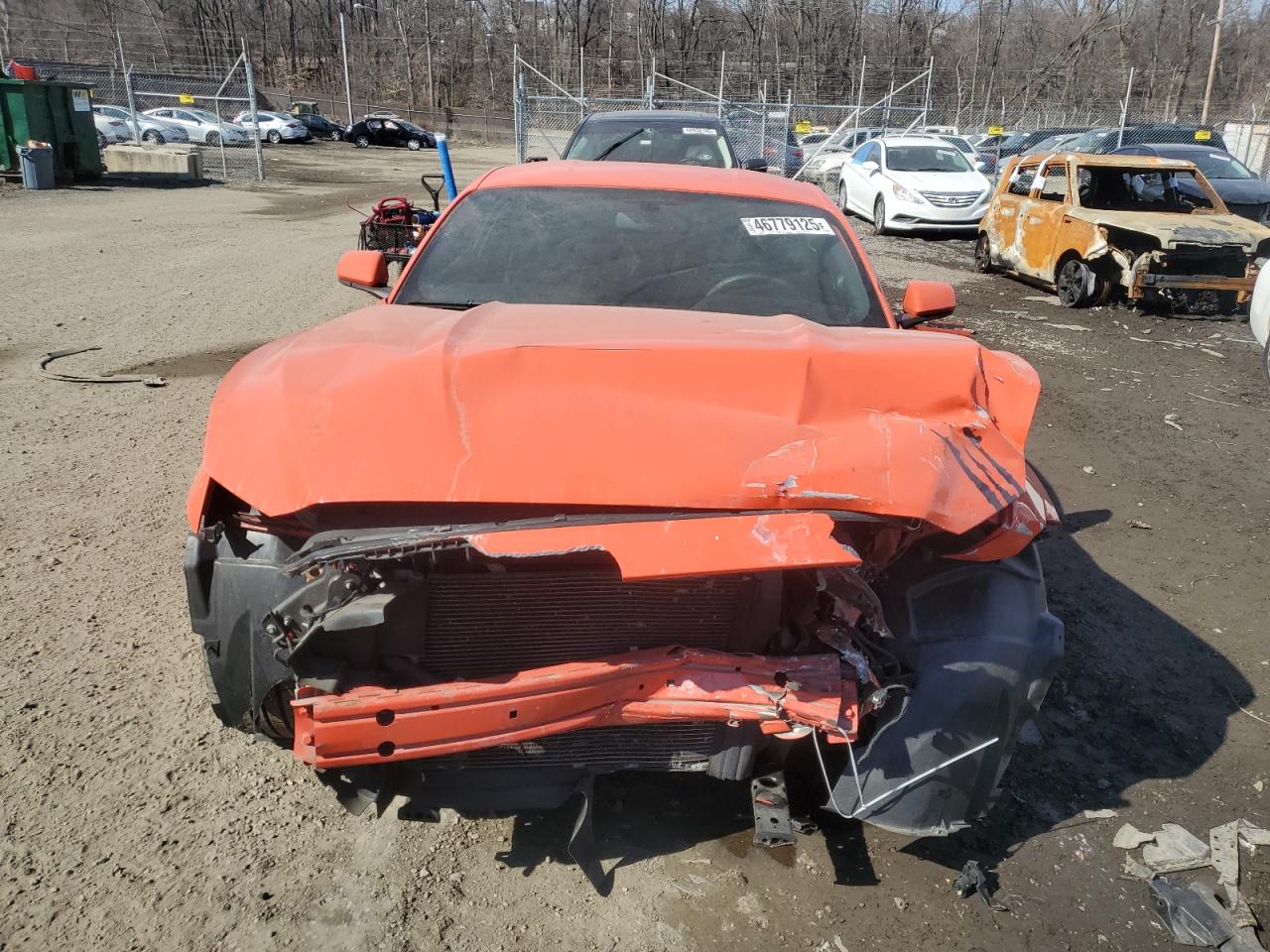 2015 Ford Mustang VIN 1FA6P8AM6F5312105 Copart auction photo, front end damage thumbnail 5