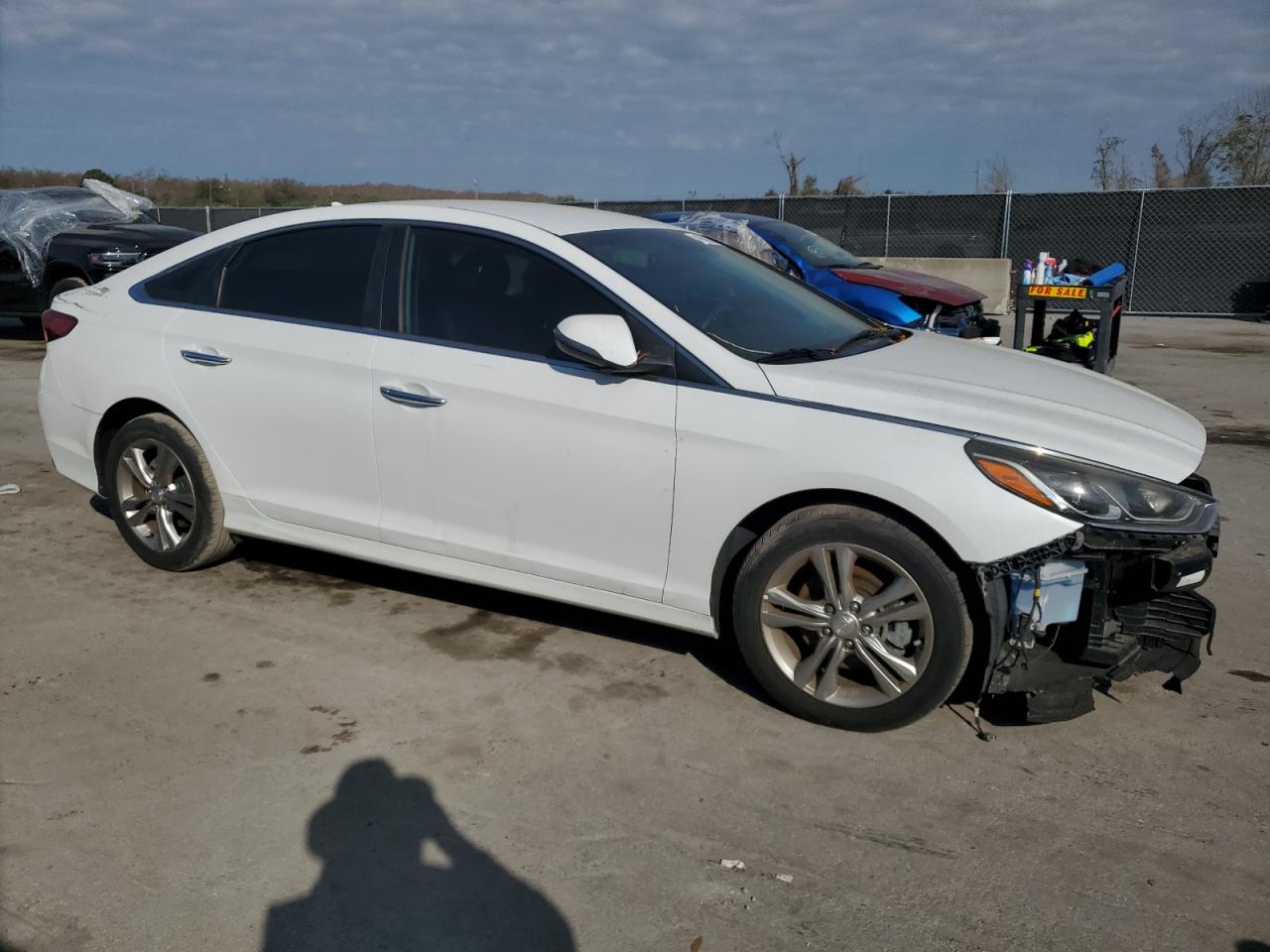 2018 Hyundai Sonata VIN 5NPE34AF8JH628934 Copart auction photo, front end damage thumbnail 4