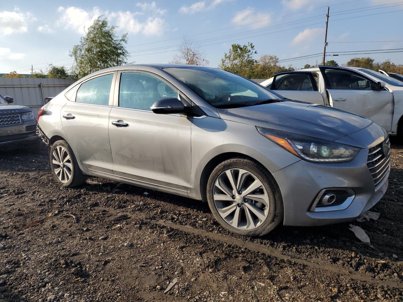 2022 Hyundai Accent VIN 3KPC34A61NE166041 Copart auction photo, rear end damage thumbnail 4