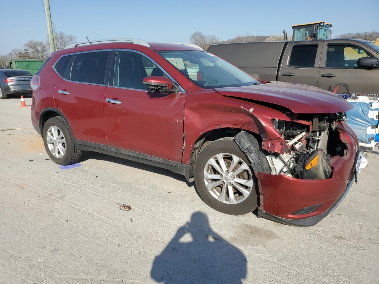 2016 Nissan Rogue VIN 5N1AT2MVXGC800905 Copart auction photo, front end damage thumbnail 4