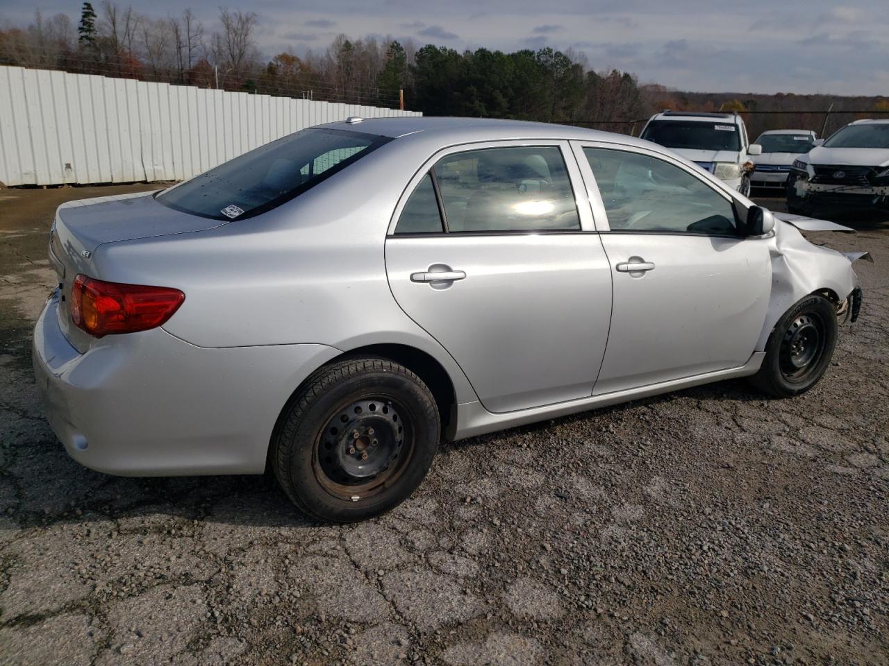2010 Toyota Corolla VIN 1NXBU4EE3AZ379798 Copart auction photo, front end / side damage thumbnail 3