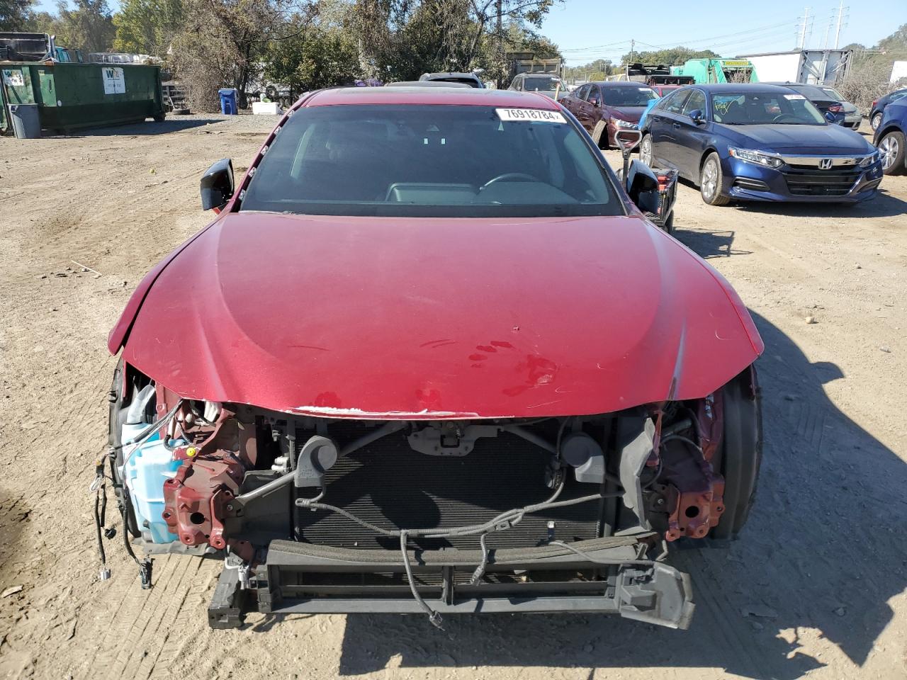 2022 Lexus ES VIN 58ADA1C16NU018578 Copart auction photo, front end / minor dent/scratches damage thumbnail 5