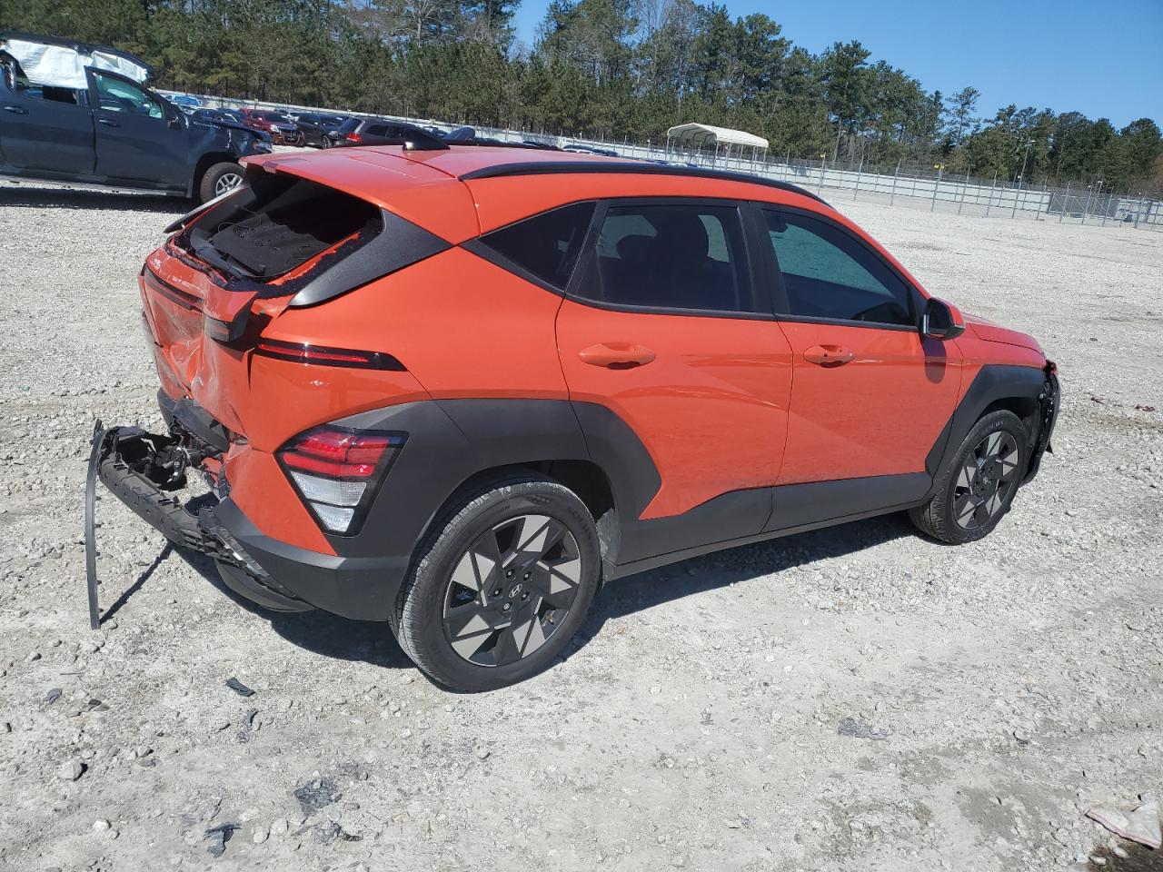 2024 Hyundai Kona VIN KM8HB3AB0RU101376 Copart auction photo, rear end / front end damage thumbnail 3
