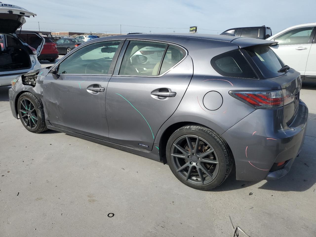 2015 Lexus CT VIN JTHKD5BH5F2221926 Copart auction photo, front end / side damage thumbnail 2