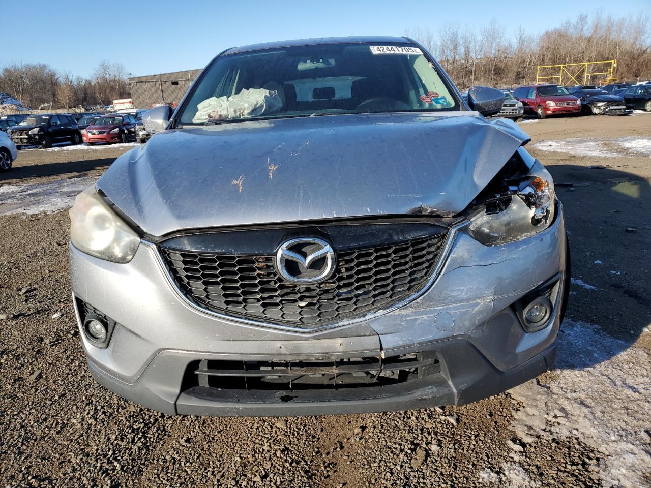 2014 Mazda CX-5 VIN JM3KE4CY9E0312240 Copart auction photo, front end damage thumbnail 5