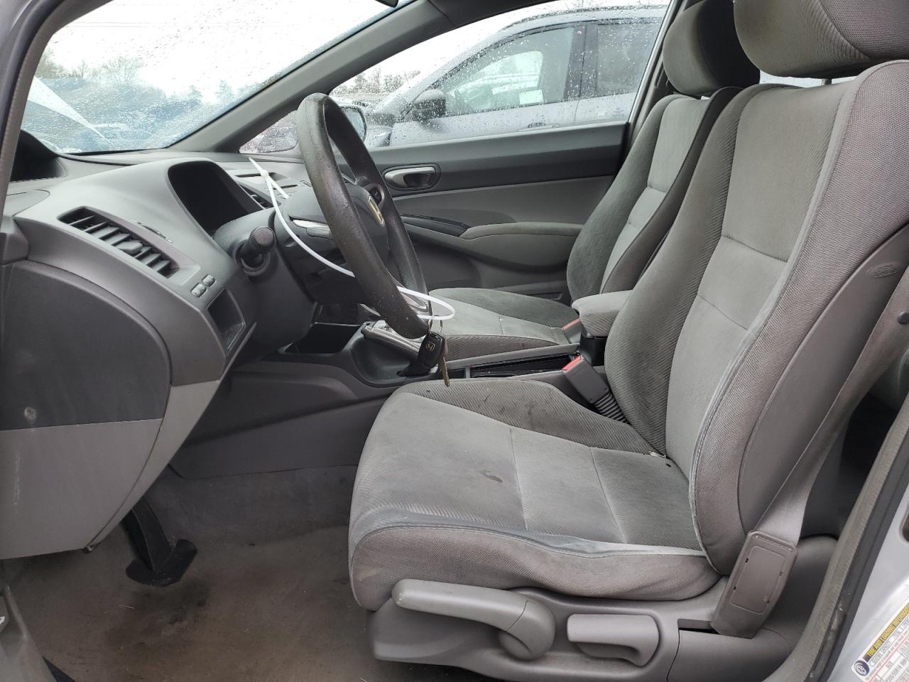 2010 Honda Civic VIN 2HGFA1F50AH587105 Copart auction photo, burn / front end damage thumbnail 7