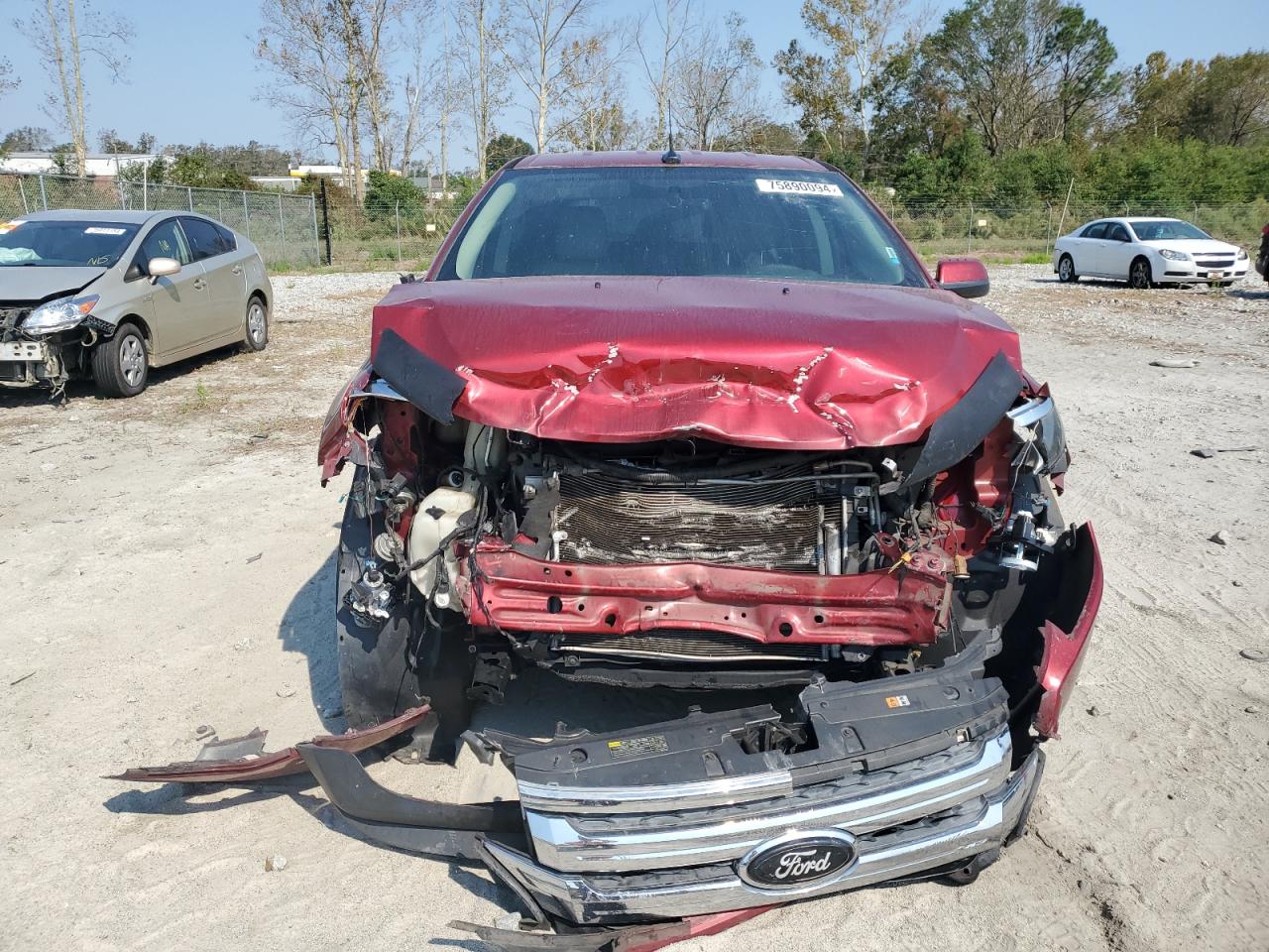 2013 Ford Edge VIN 2FMDK3JC1DBC36713 Copart auction photo, mechanical / front end damage thumbnail 5
