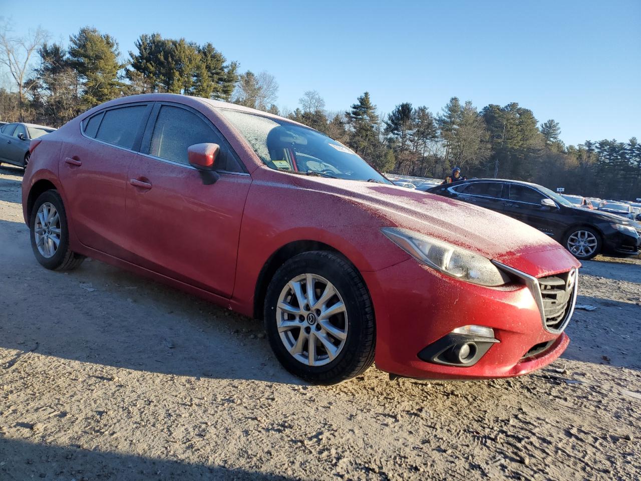 2016 Mazda 3 VIN JM1BM1V74G1301352 Copart auction photo, side damage thumbnail 4
