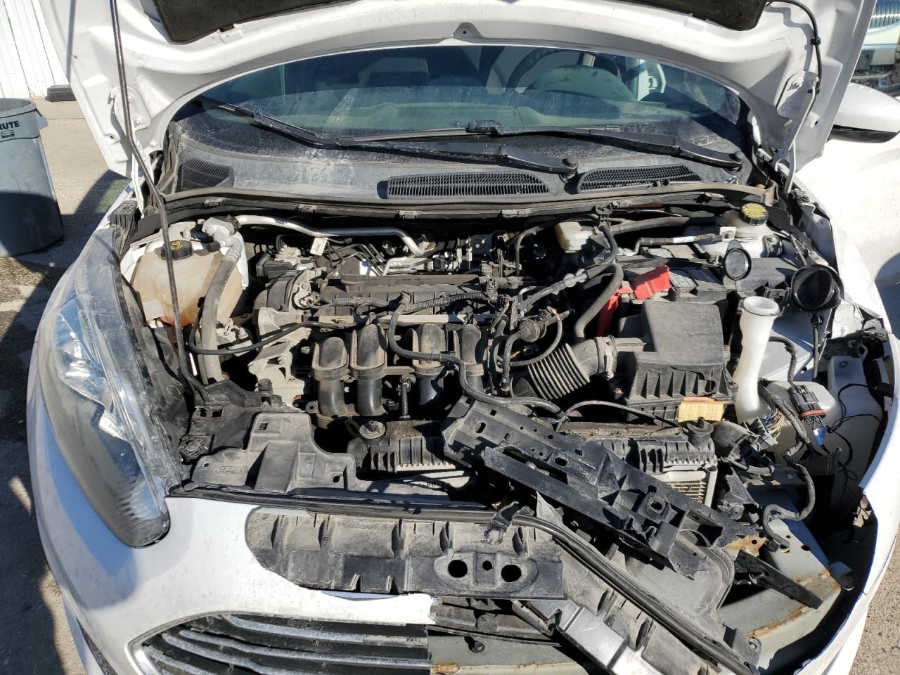 2019 Ford Fiesta VIN 3FADP4AJ8KM126513 Copart auction photo, front end / side damage thumbnail 11