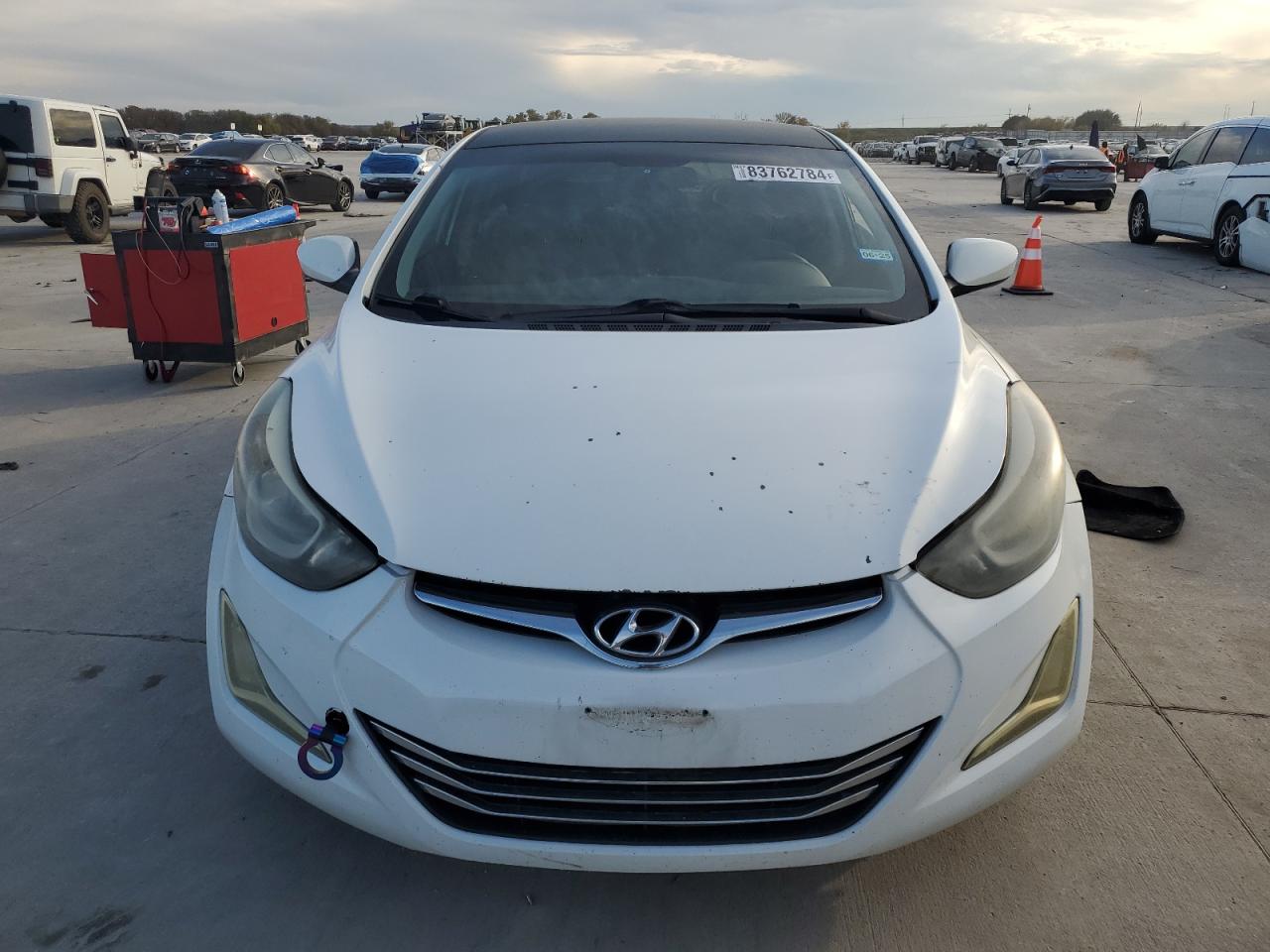 2014 Hyundai Elantra VIN 5NPDH4AE9EH462823 Copart auction photo, side / damage history damage thumbnail 5