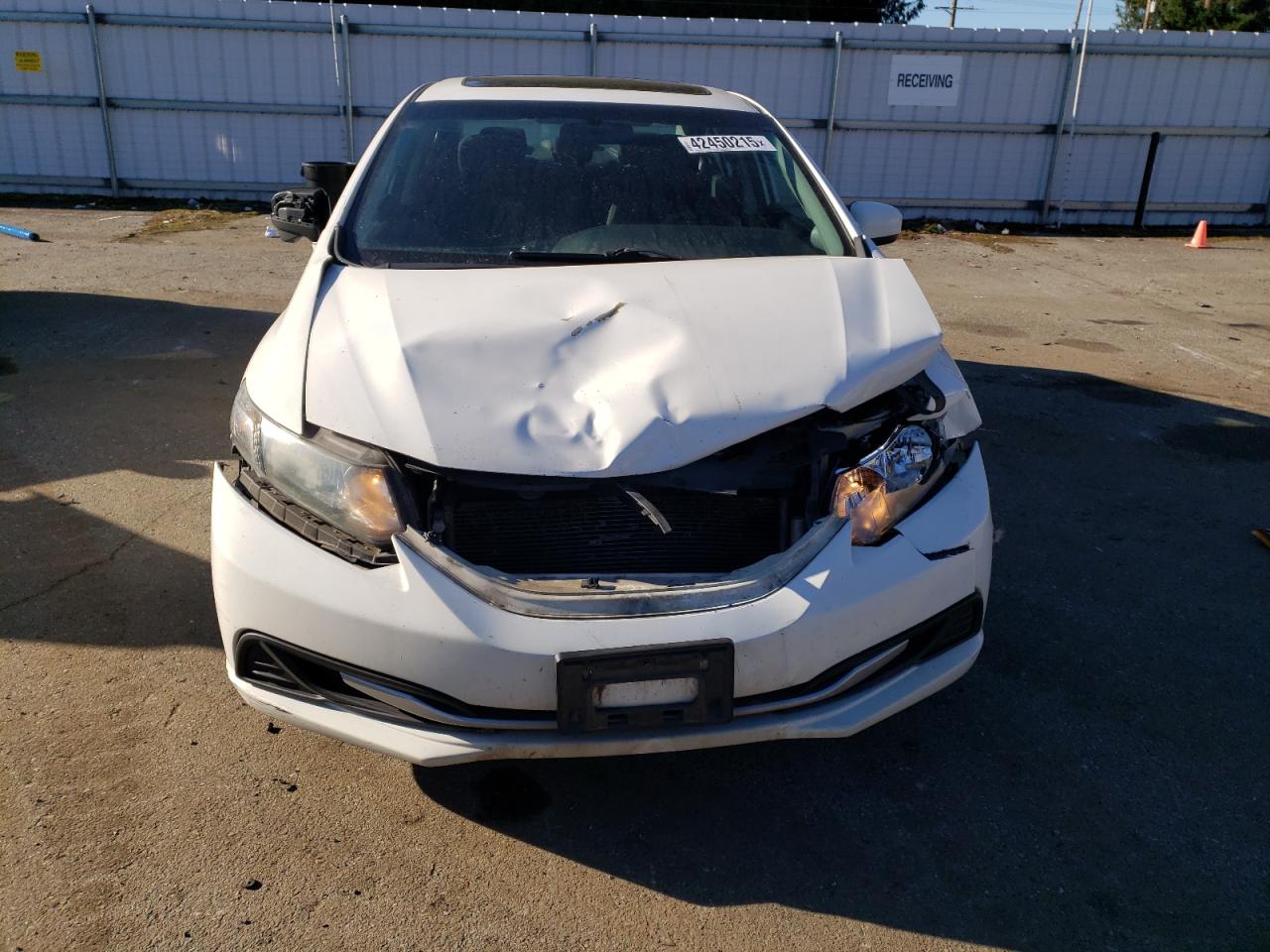 2014 Honda Civic VIN 2HGFB2F56EH003816 Copart auction photo, front end damage thumbnail 5