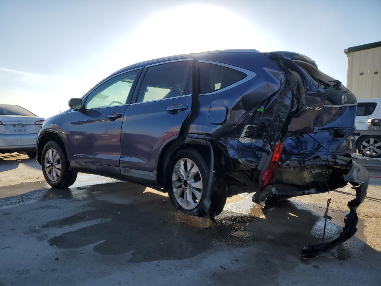 2013 Honda CR-V VIN 2HKRM4H74DH667974 Copart auction photo, rear end / front end damage thumbnail 2