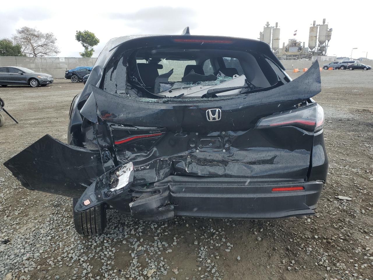2024 Honda HR-V VIN 3CZRZ1H38RM704761 Copart auction photo, rear end damage thumbnail 6