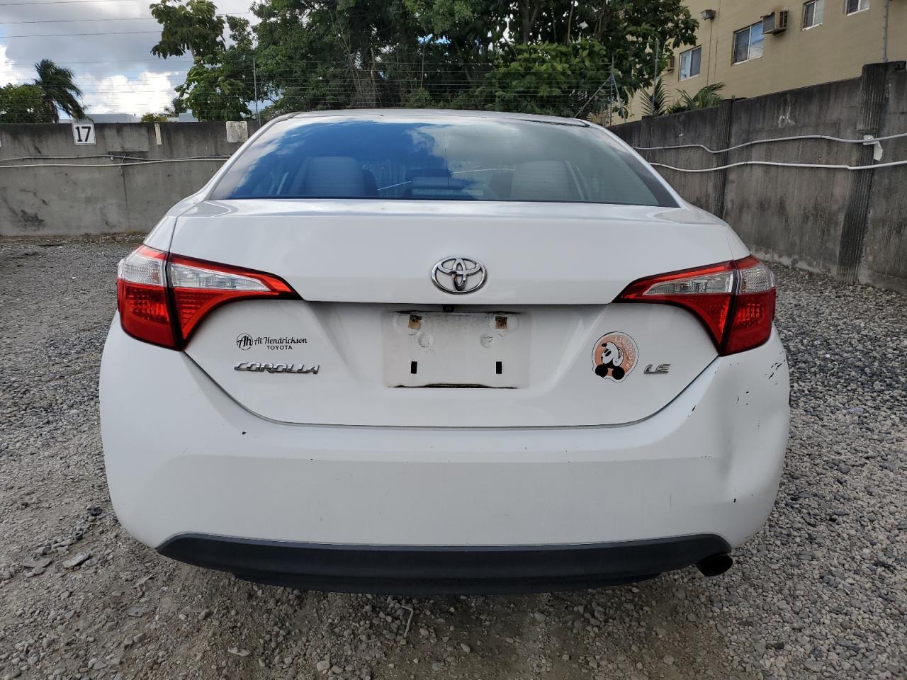 2015 Toyota Corolla VIN 2T1BURHE7FC439549 Copart auction photo, front end / undercarriage damage thumbnail 6
