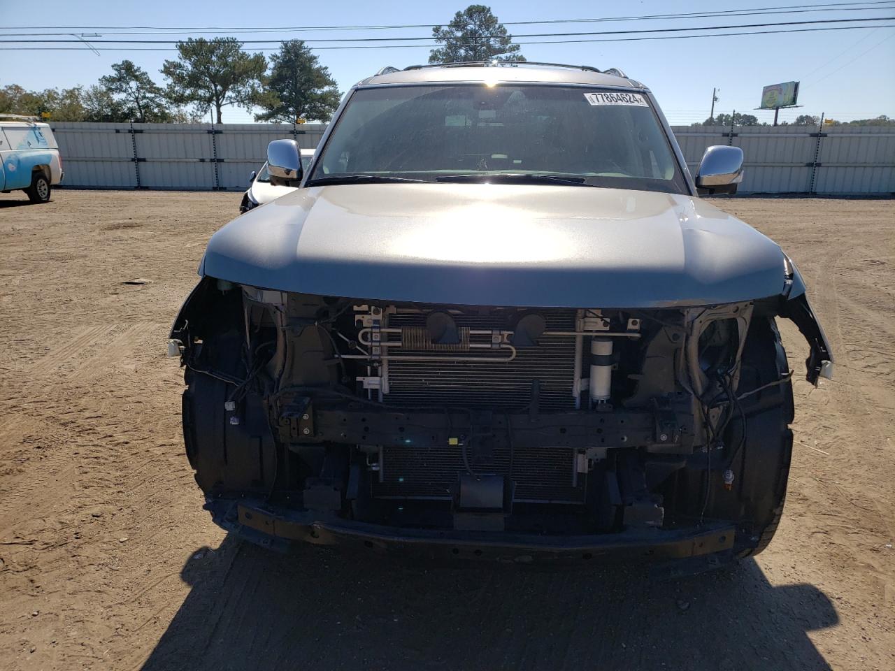 2017 Nissan Armada VIN JN8AY2NF4H9301470 Copart auction photo, front end damage thumbnail 5