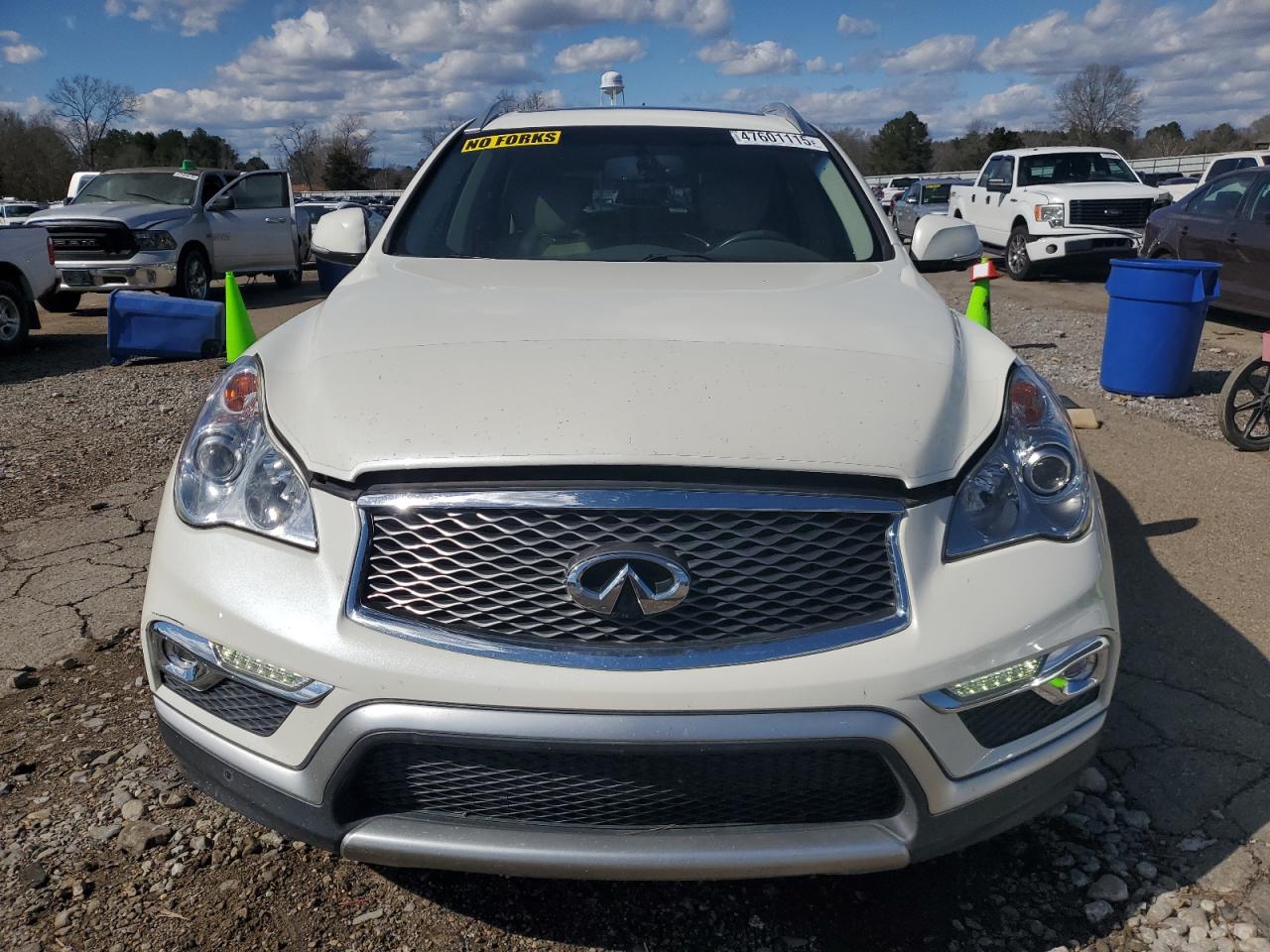 2017 Infiniti QX50 VIN JN1BJ0RP8HM384381 Copart auction photo, rear end / minor dent/scratches damage thumbnail 5