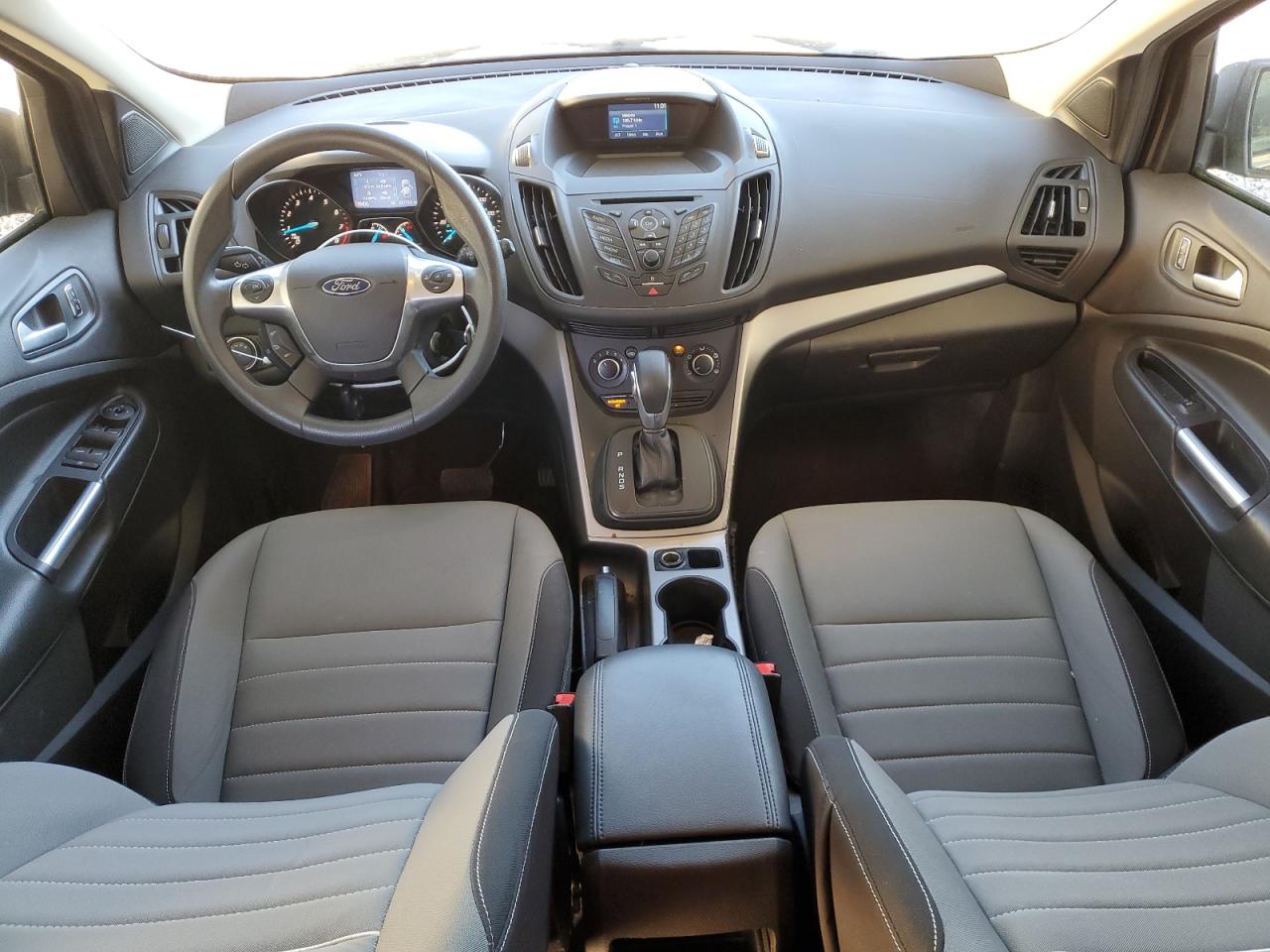 2015 Ford Escape VIN 1FMCU0GXXFUB24357 Copart auction photo, front end / side damage thumbnail 8