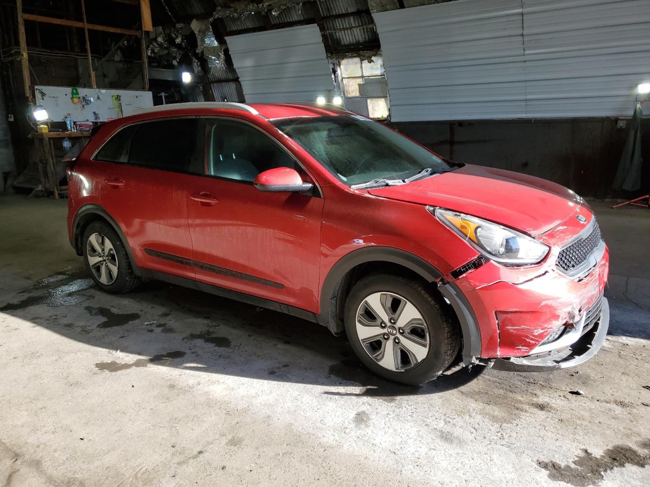 2019 KIA Niro VIN KNDCB3LC0K5282662 Copart auction photo, front end damage thumbnail 4
