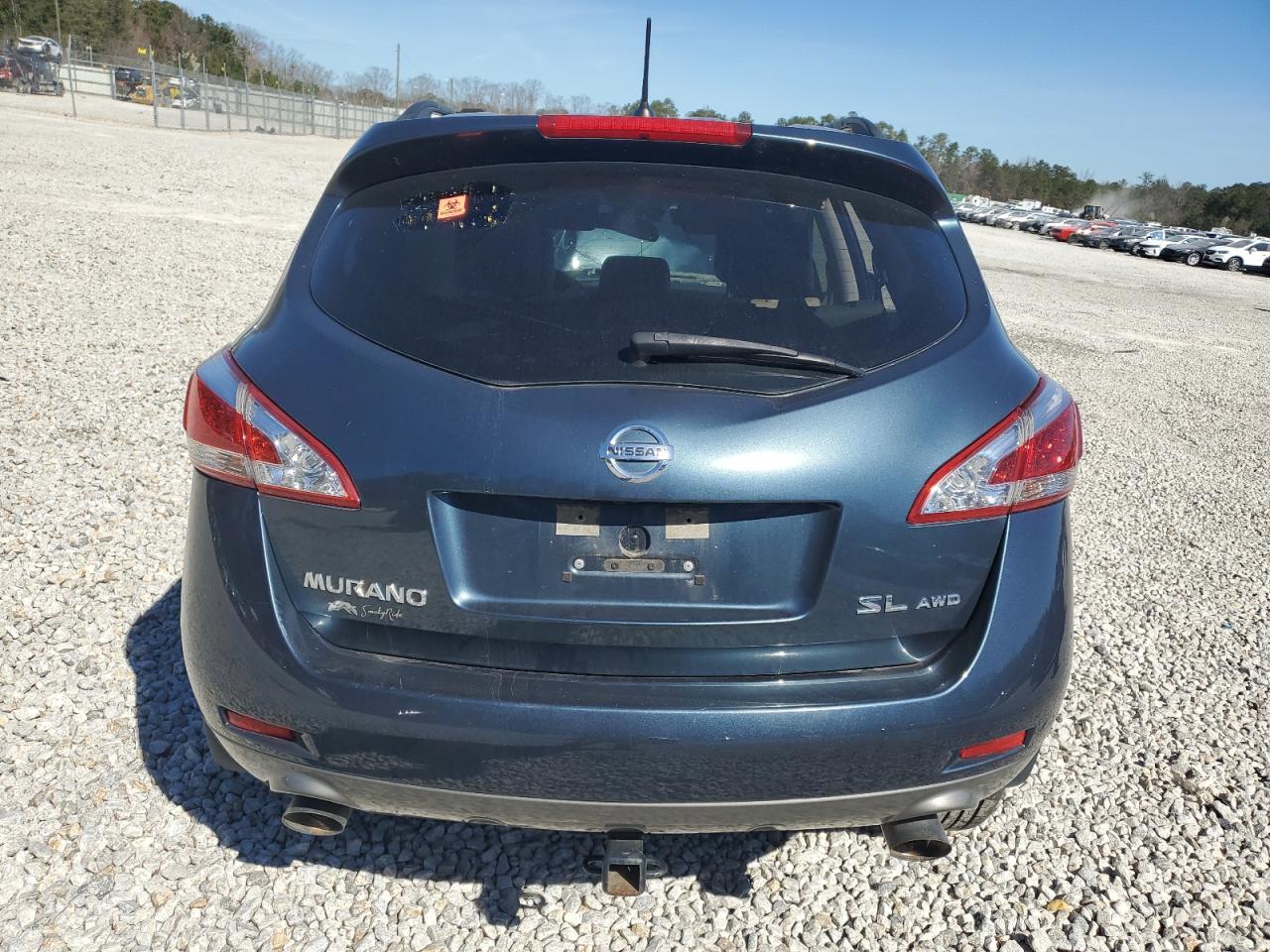 2014 Nissan Murano VIN JN8AZ1MW9EW523749 Copart auction photo, front end / side damage thumbnail 6