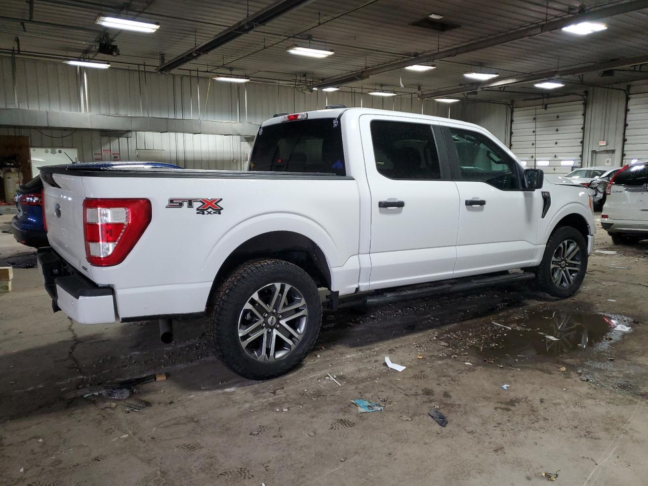 2021 Ford F-150 VIN 1FTEW1EP9MFC63395 Copart auction photo, front end damage thumbnail 3