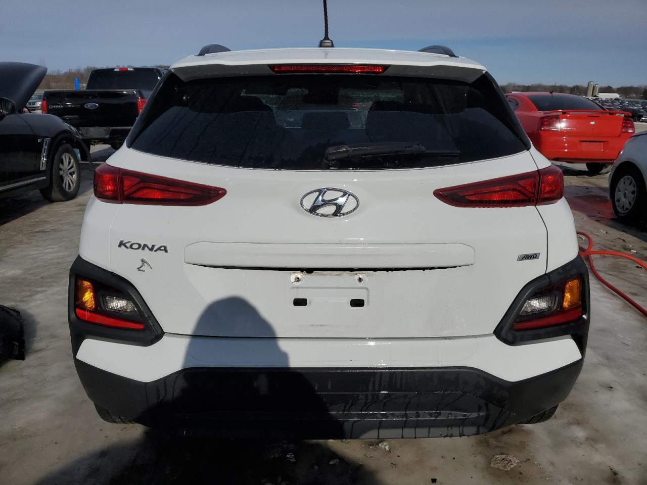 2021 Hyundai Kona VIN KM8K2CAA6MU602858 Copart auction photo, front end damage thumbnail 6