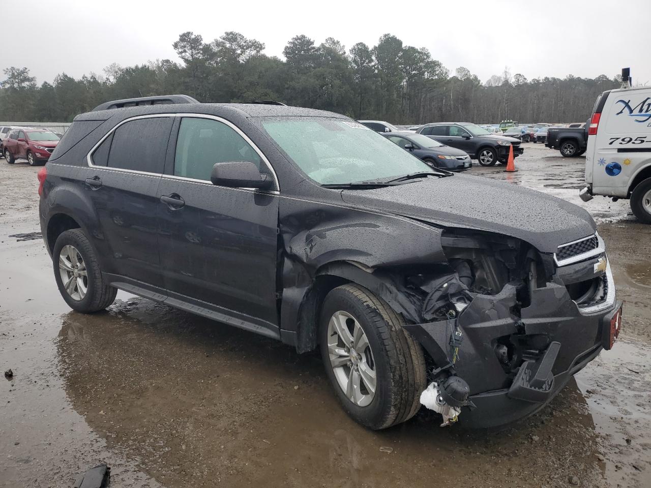 2015 Chevrolet Equinox VIN 2GNALBEK4F6197859 Copart auction photo, front end damage thumbnail 4
