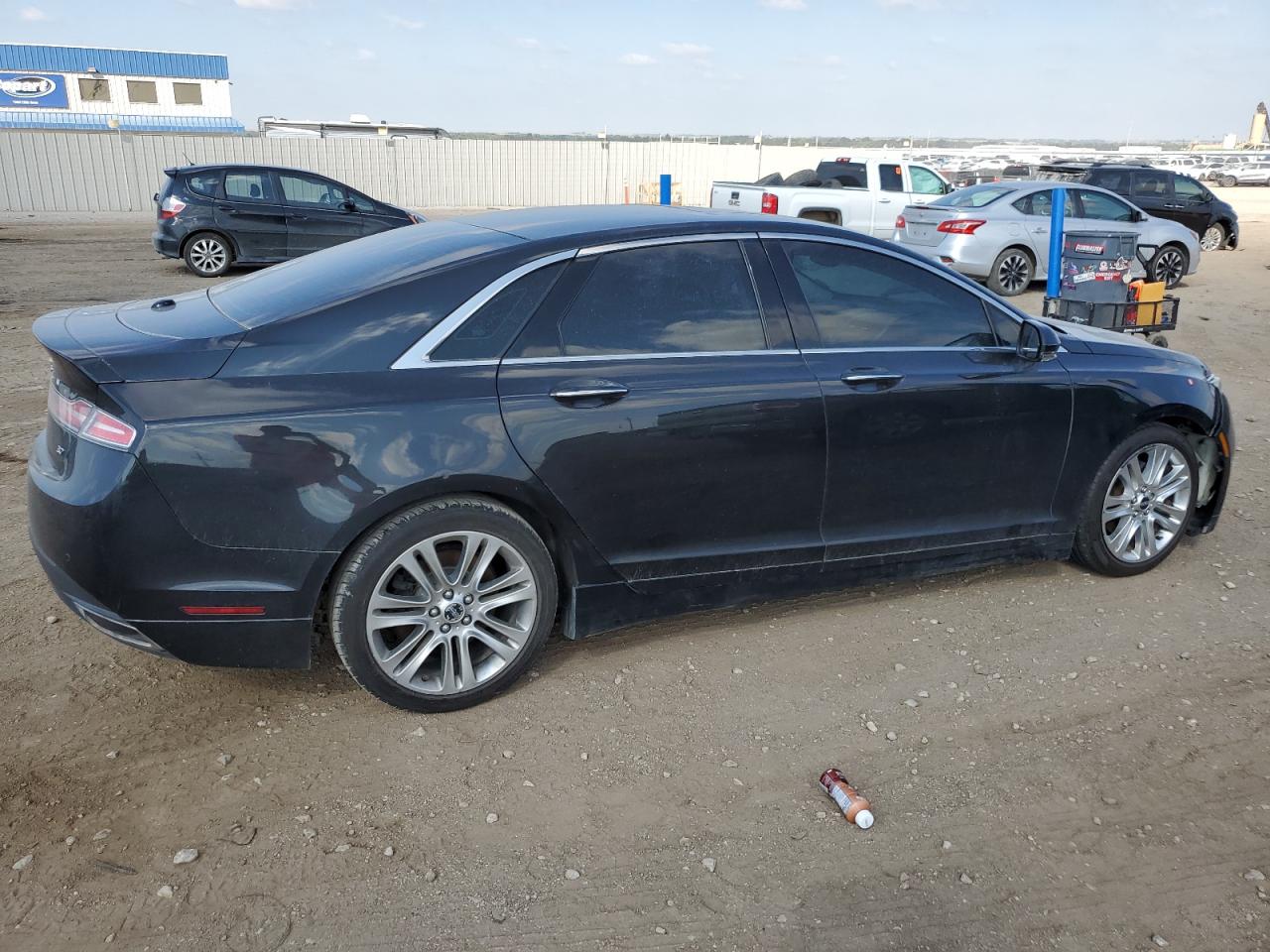 2013 Lincoln MKZ VIN 3LN6L2GK3DR824757 Copart auction photo, all over / hail damage thumbnail 3