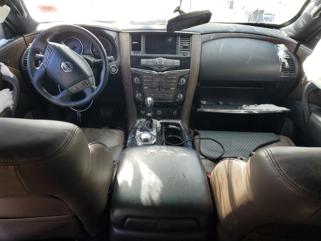 2018 Nissan Armada VIN JN8AY2NC4J9555112 Copart auction photo, rollover damage thumbnail 8