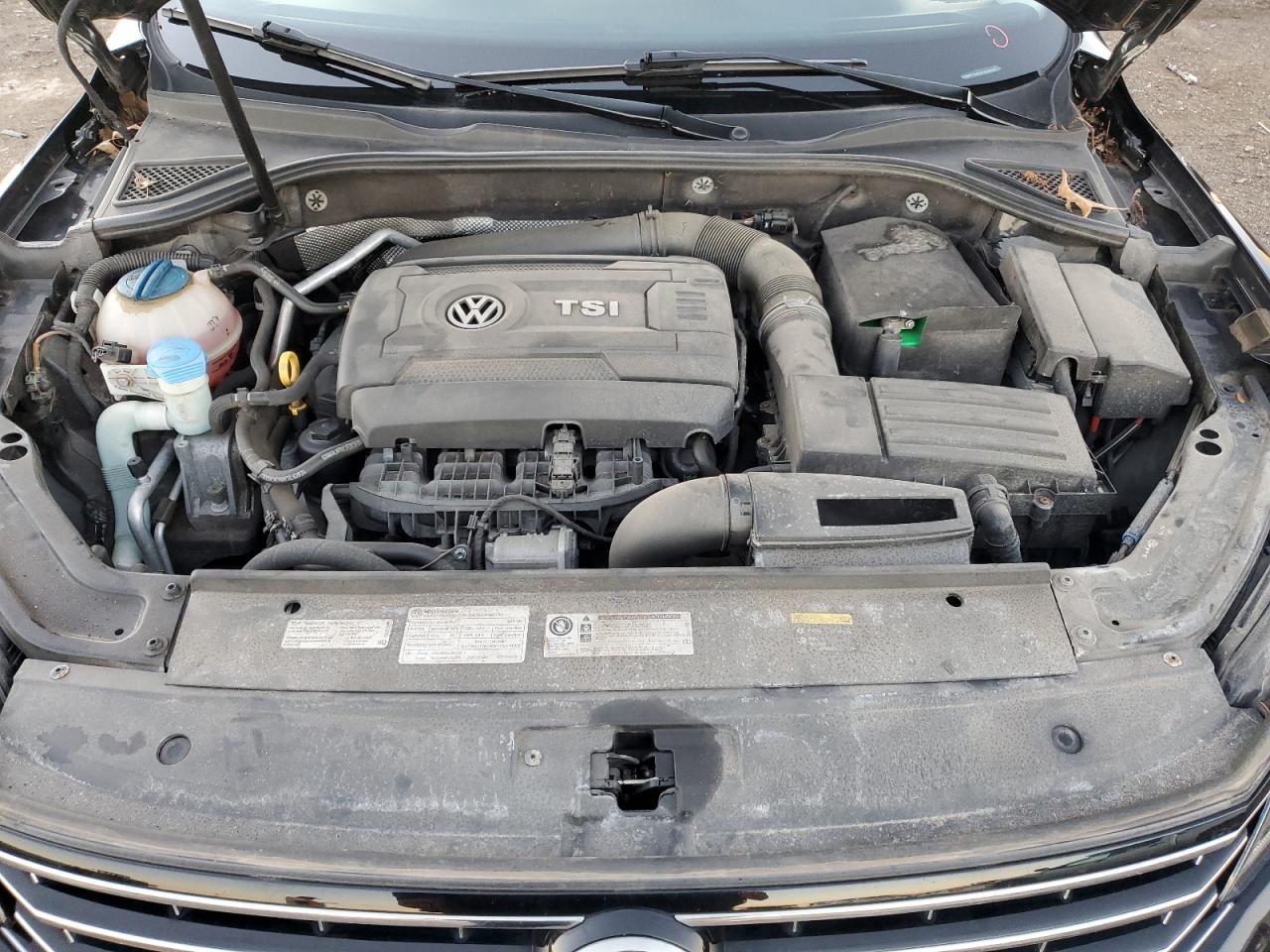 2017 Volkswagen Passat VIN 1VWBT7A31HC009668 Copart auction photo, rear end damage thumbnail 11