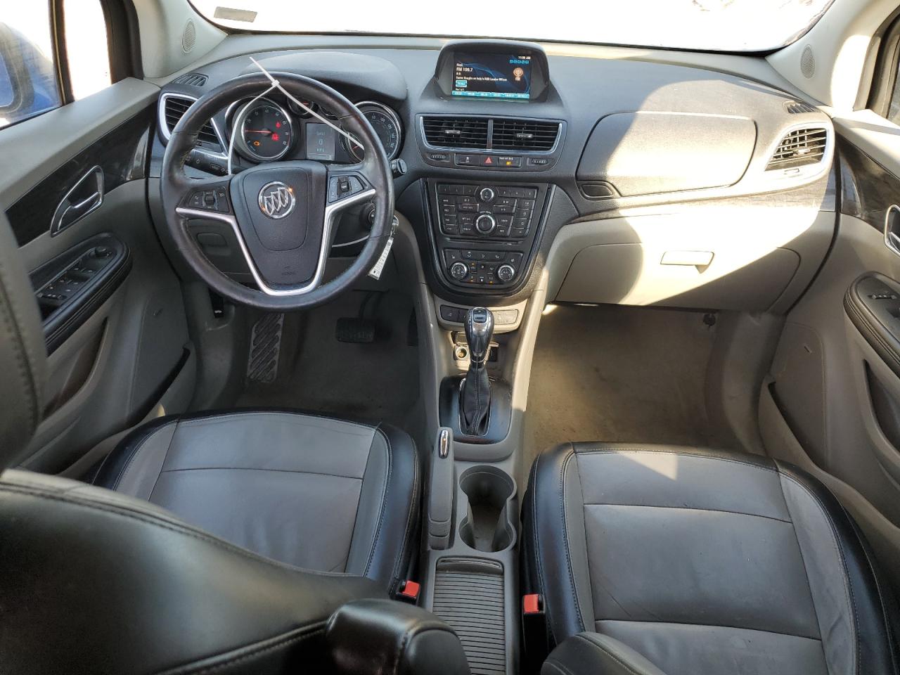 2013 Buick Encore VIN KL4CJDSB9DB172953 Copart auction photo, front end / frame damage damage thumbnail 8