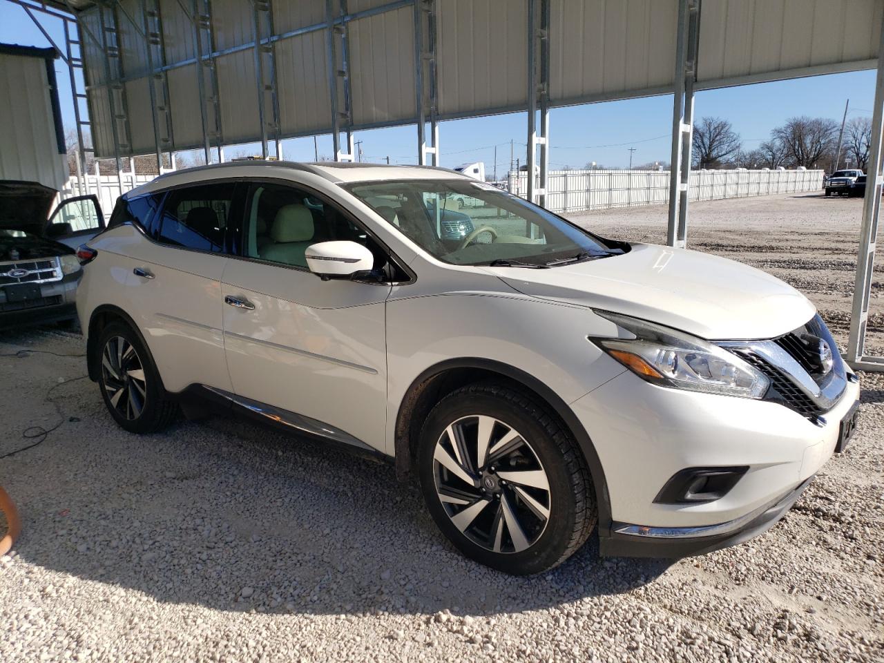 2016 Nissan Murano VIN 5N1AZ2MH9GN155015 Copart auction photo, front end damage thumbnail 4