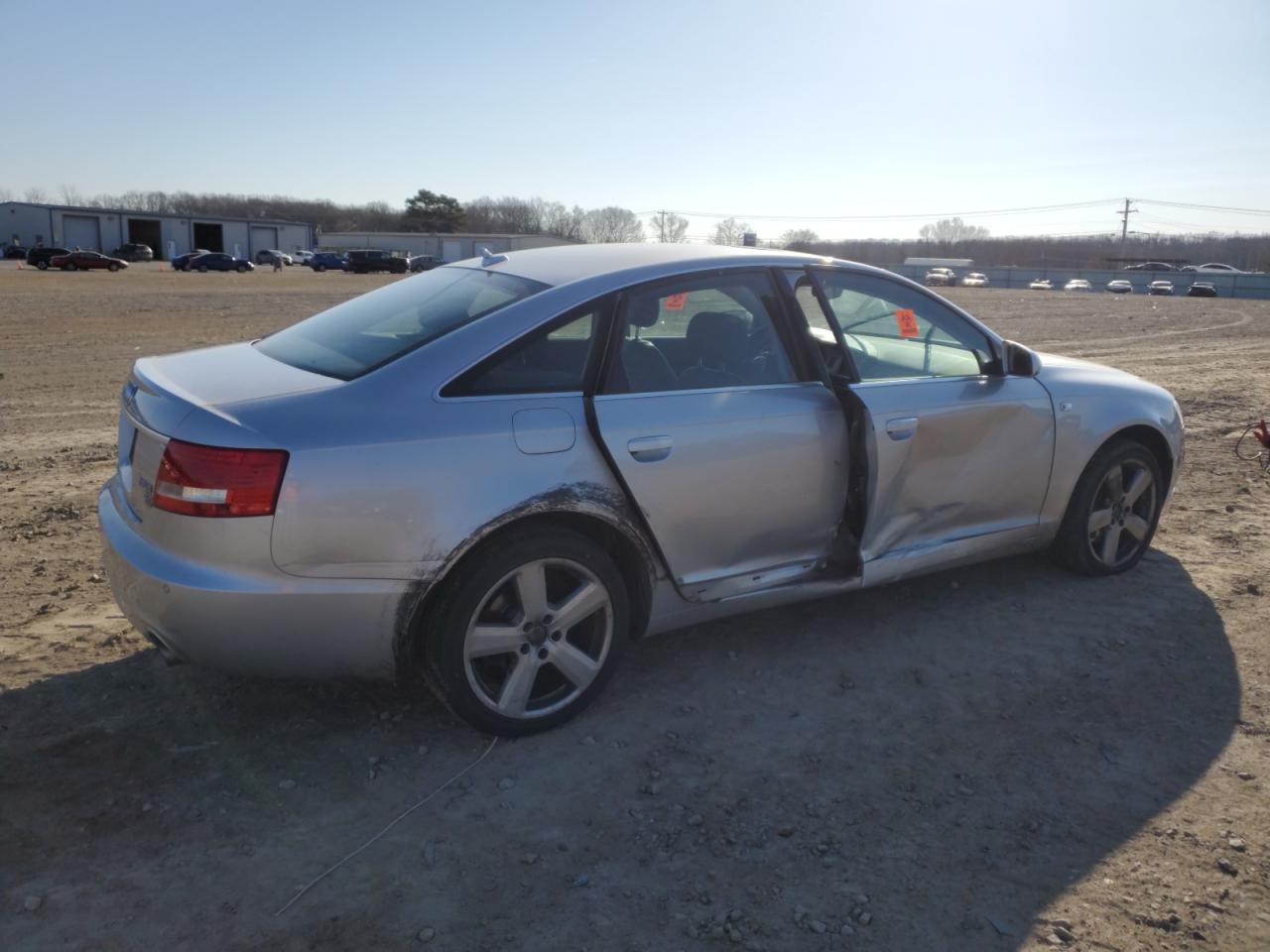 2008 Audi A6 VIN WAUDH74F98N132395 Copart auction photo, side / rear end damage thumbnail 3