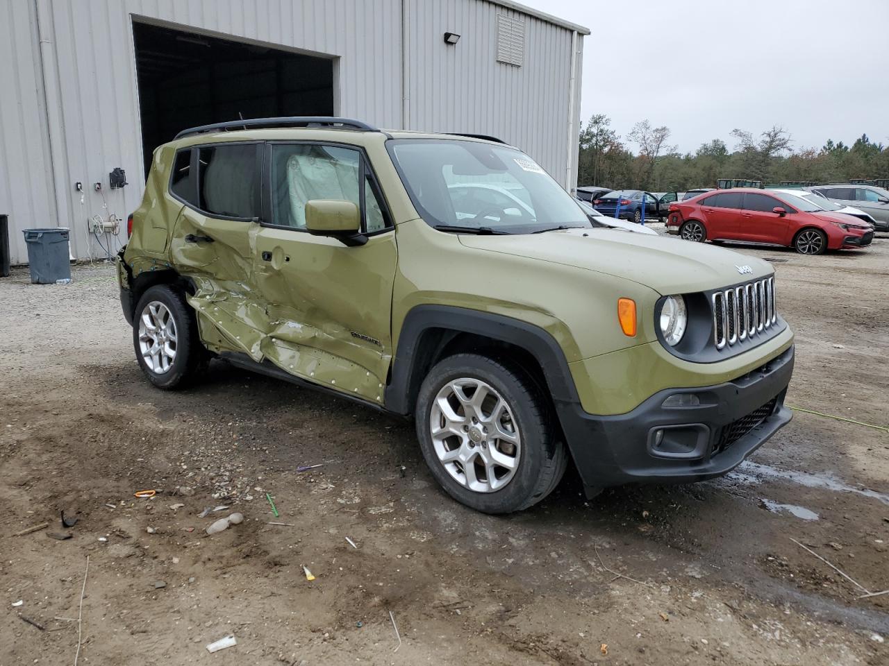 2015 Jeep Renegade VIN ZACCJABT6FPB41472 Copart auction photo, side / rear end damage thumbnail 4