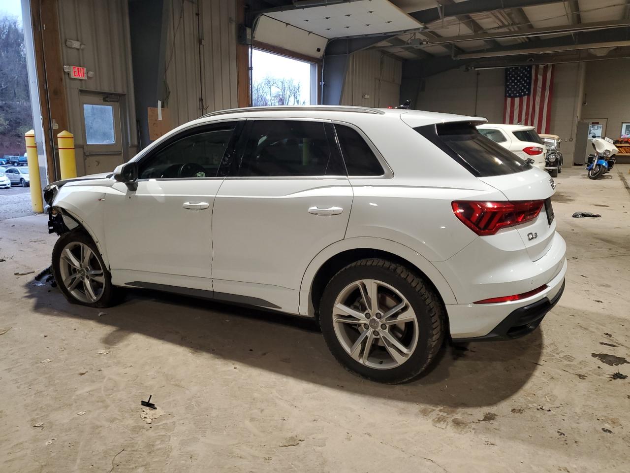 2019 Audi Q3 VIN WA1EECF30K1064220 Copart auction photo, front end damage thumbnail 2