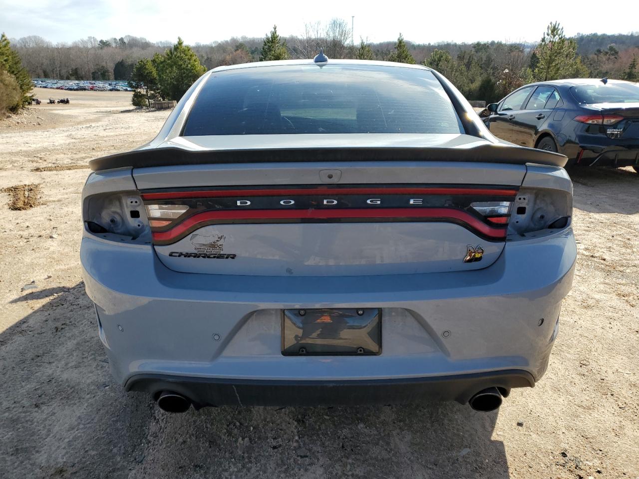 2021 Dodge Charger VIN 2C3CDXGJ8MH678834 Copart auction photo, rear end / front end damage thumbnail 6