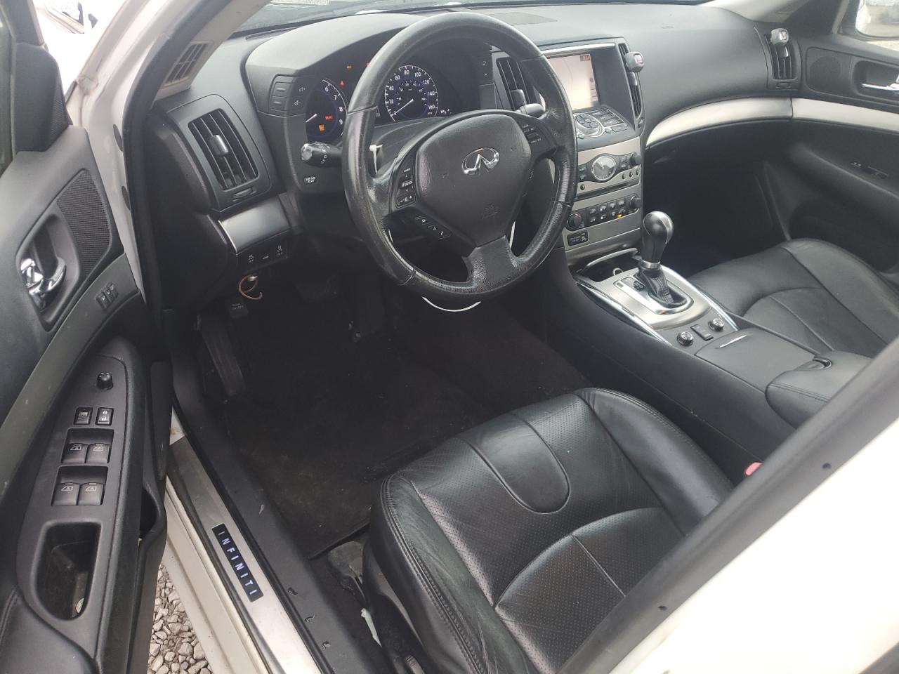 2013 Infiniti G VIN JN1CV6AR4DM767009 Copart auction photo, water/flood / minor dent/scratches damage thumbnail 8