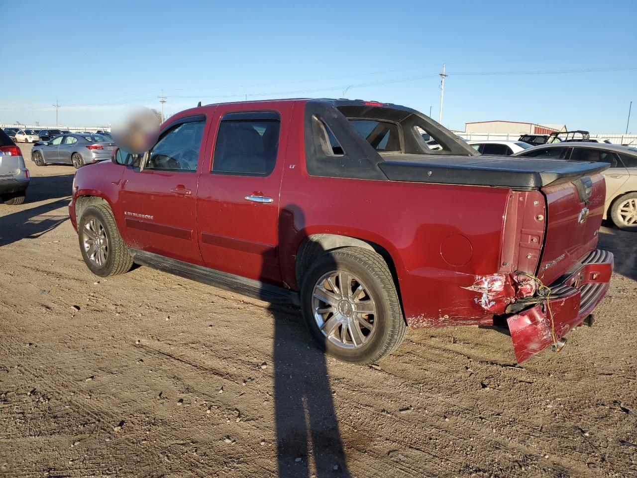 2007 Chevrolet Avalanche VIN 3GNFK12307G218566 Copart auction photo, rear end damage thumbnail 2
