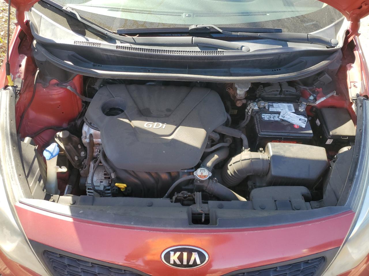 2014 KIA Rio VIN KNADM4A3XE6405127 Copart auction photo, rear end damage thumbnail 11