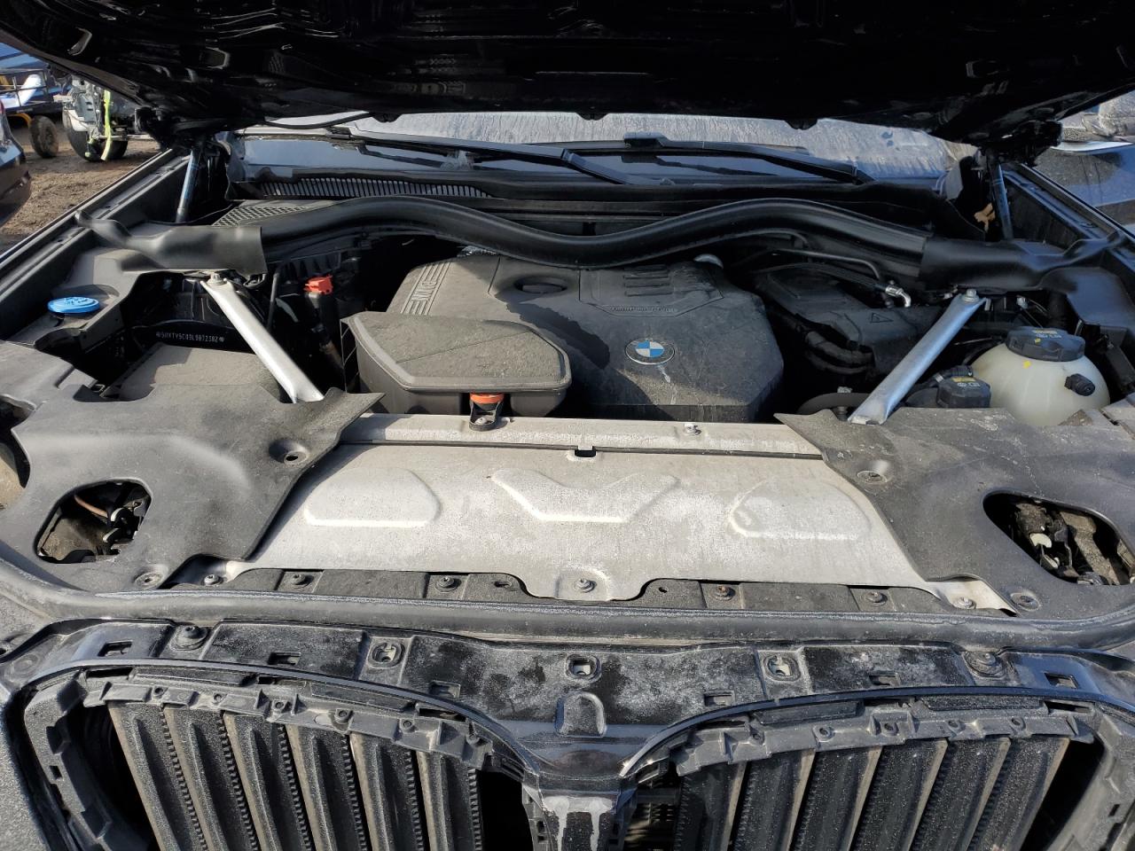 2020 BMW X3 VIN 5UXTY5C09L9B72382 Copart auction photo, front end damage thumbnail 12
