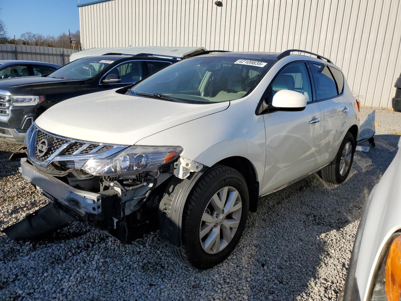 2012 Nissan Murano VIN JN8AZ1MU0CW115362