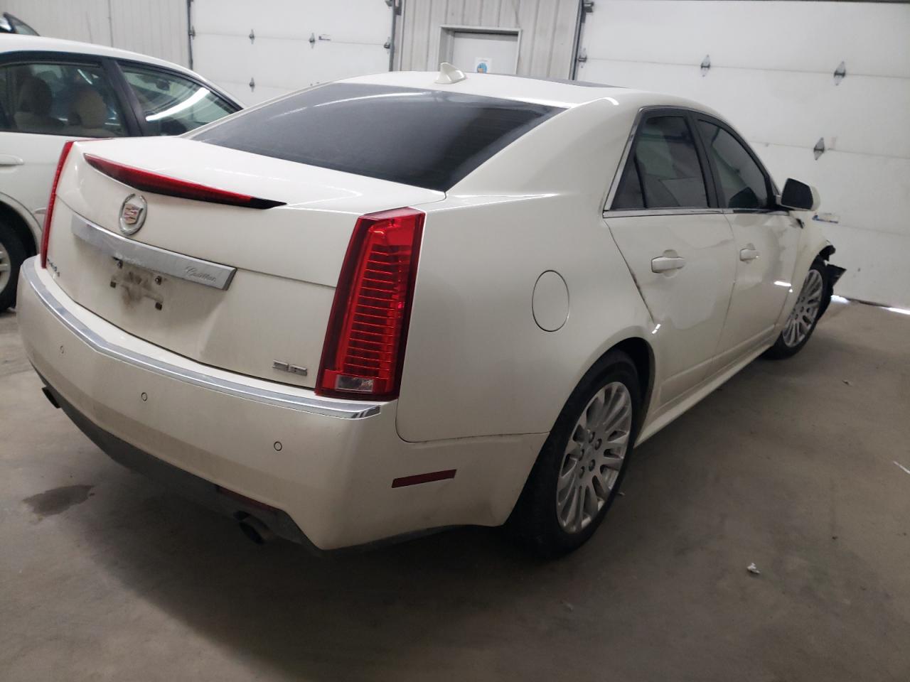 2011 Cadillac CTS VIN 1G6DS5ED3B0104833 Copart auction photo, front end / side damage thumbnail 3