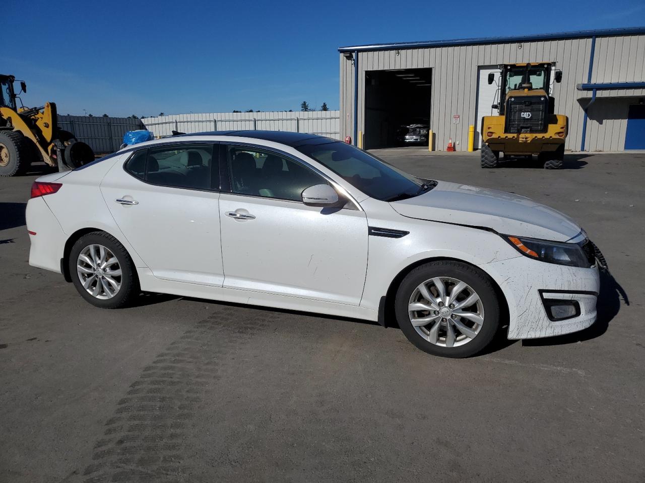 2014 KIA Optima VIN 5XXGN4A79EG276458 Copart auction photo, front end / rear end damage thumbnail 4