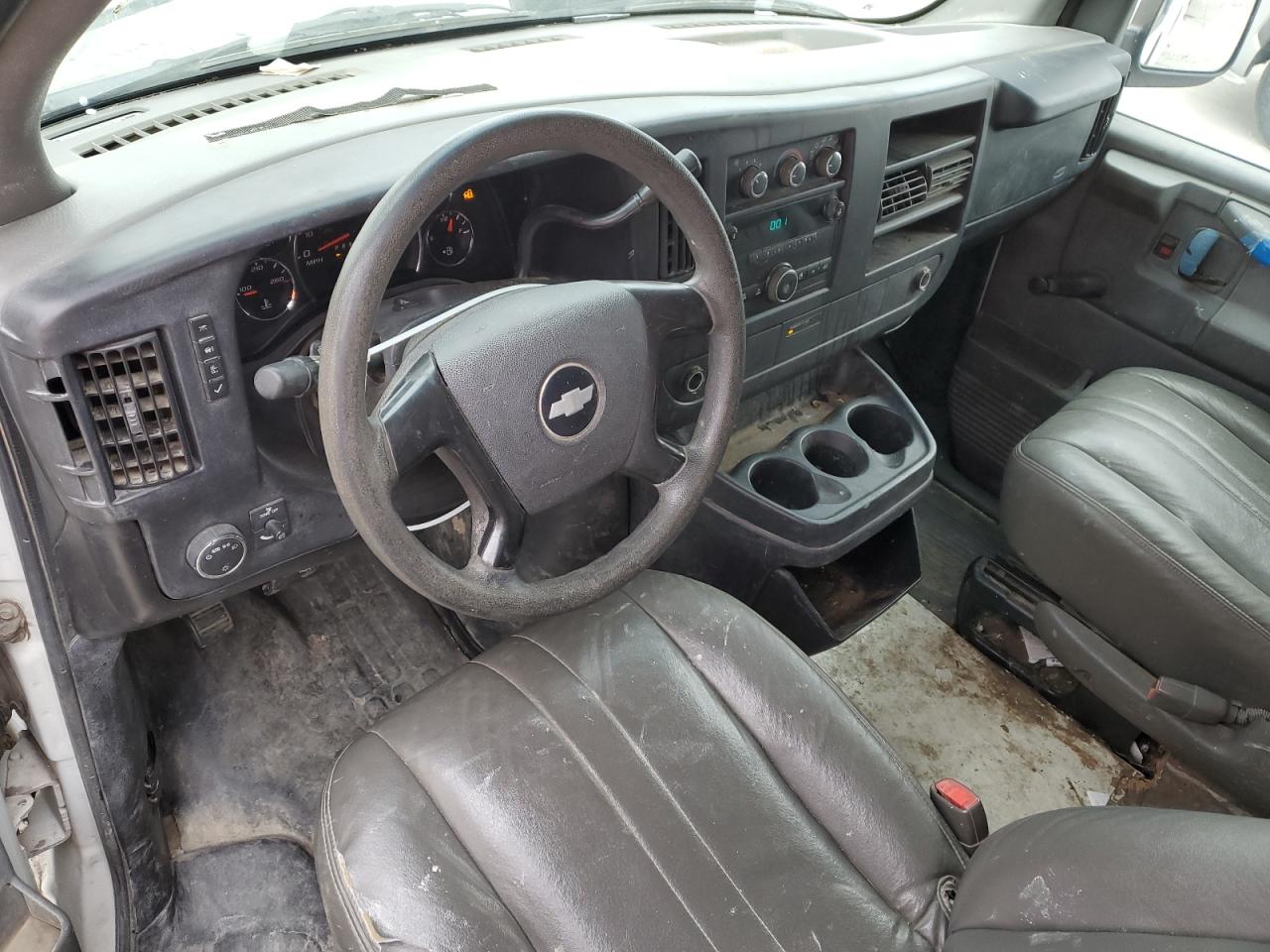 2009 Chevrolet Express VIN 1GCFG15X791112979 Copart auction photo, rear end damage thumbnail 8