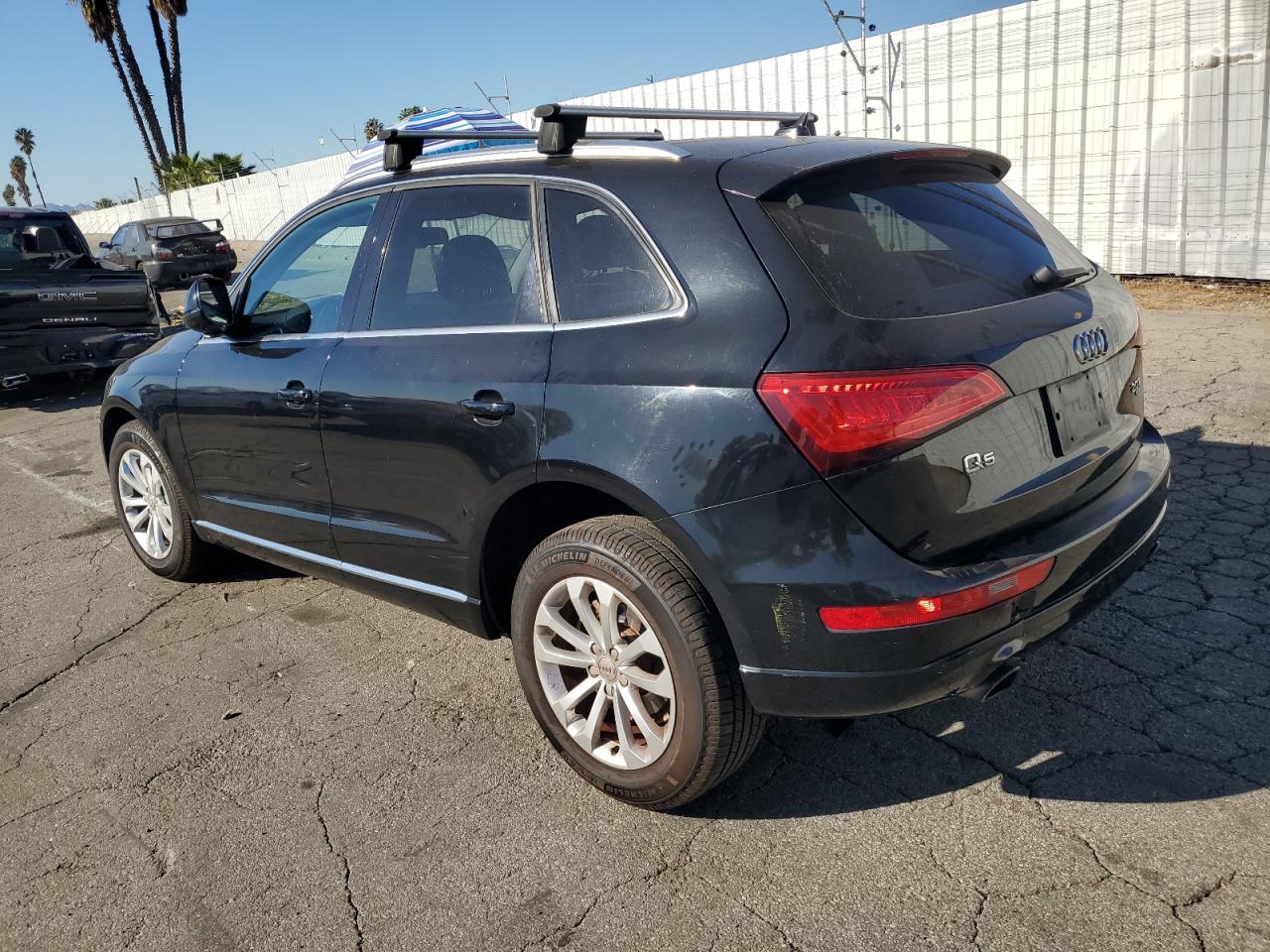 2014 Audi Q5 VIN WA1LFAFP0EA095290 Copart auction photo, front end / undercarriage damage thumbnail 2