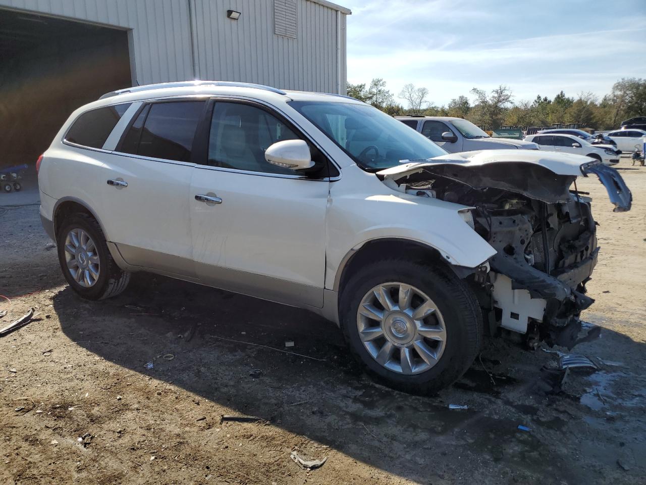 2012 Buick Enclave VIN 5GAKRCED2CJ301512 Copart auction photo, front end damage thumbnail 4