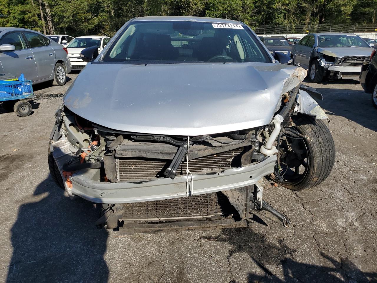 2013 Chevrolet Volt VIN 1G1RA6E44DU122158 Copart auction photo, front end / rear end damage thumbnail 5