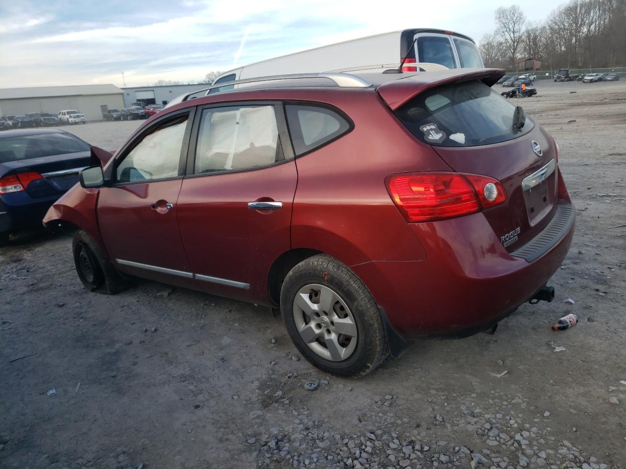 2015 Nissan Rogue VIN JN8AS5MT9FW650424 Copart auction photo, all over damage thumbnail 2