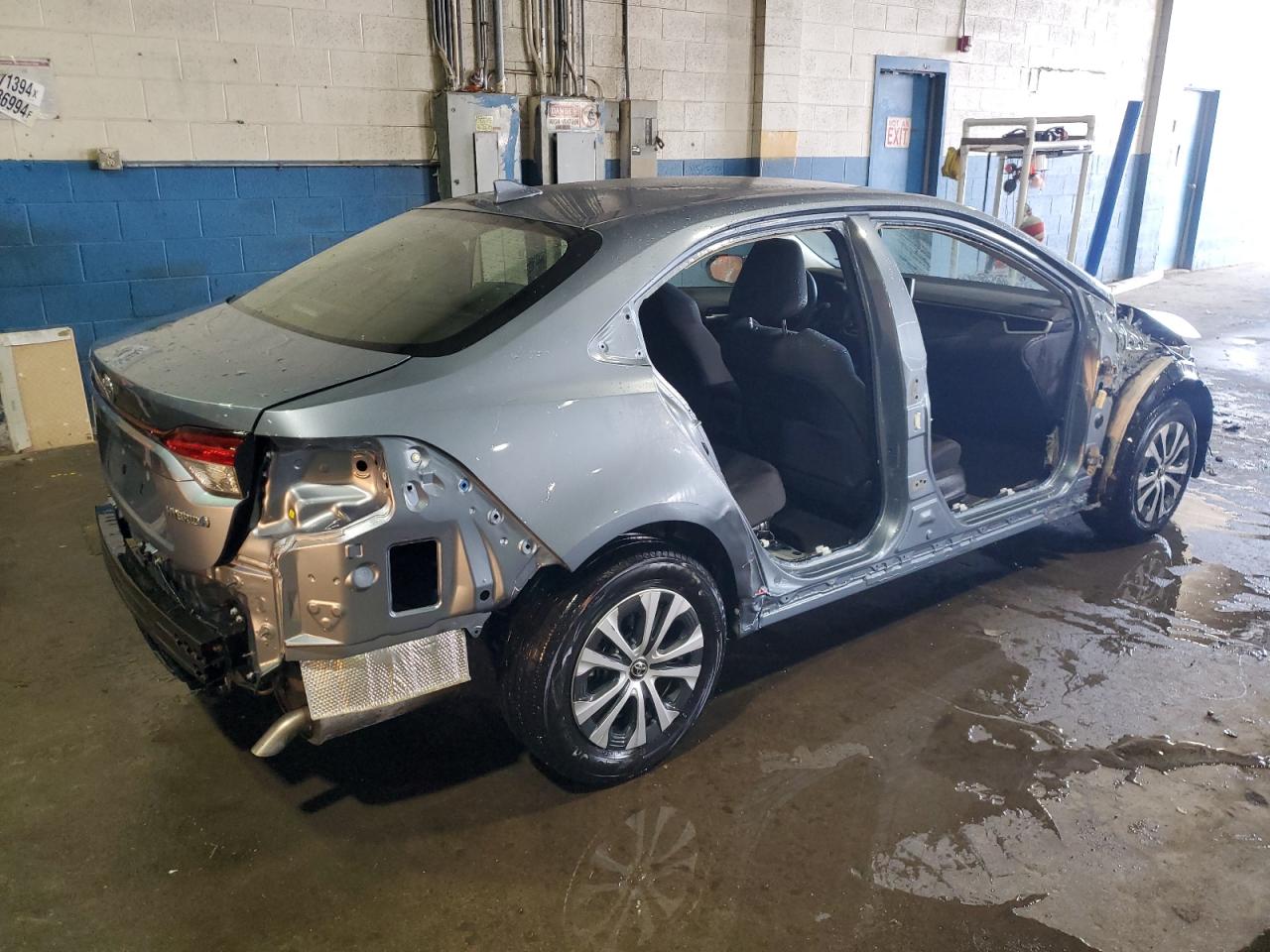2021 Toyota Corolla VIN JTDEAMDE5MJ023905 Copart auction photo, all over damage thumbnail 3