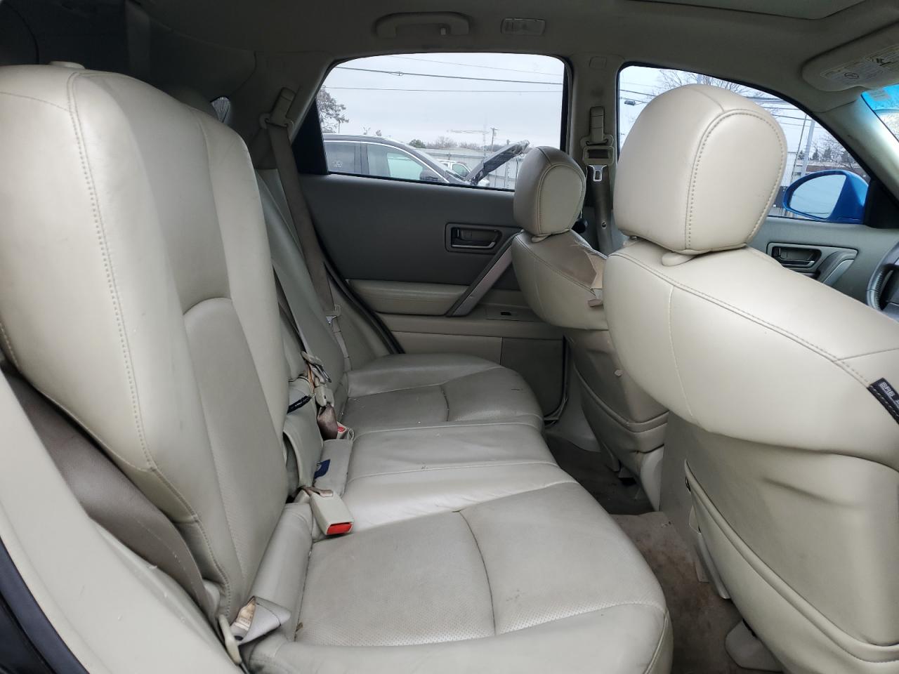 2005 Infiniti FX VIN JNRAS08W55X220384 Copart auction photo, rear end / side damage thumbnail 11