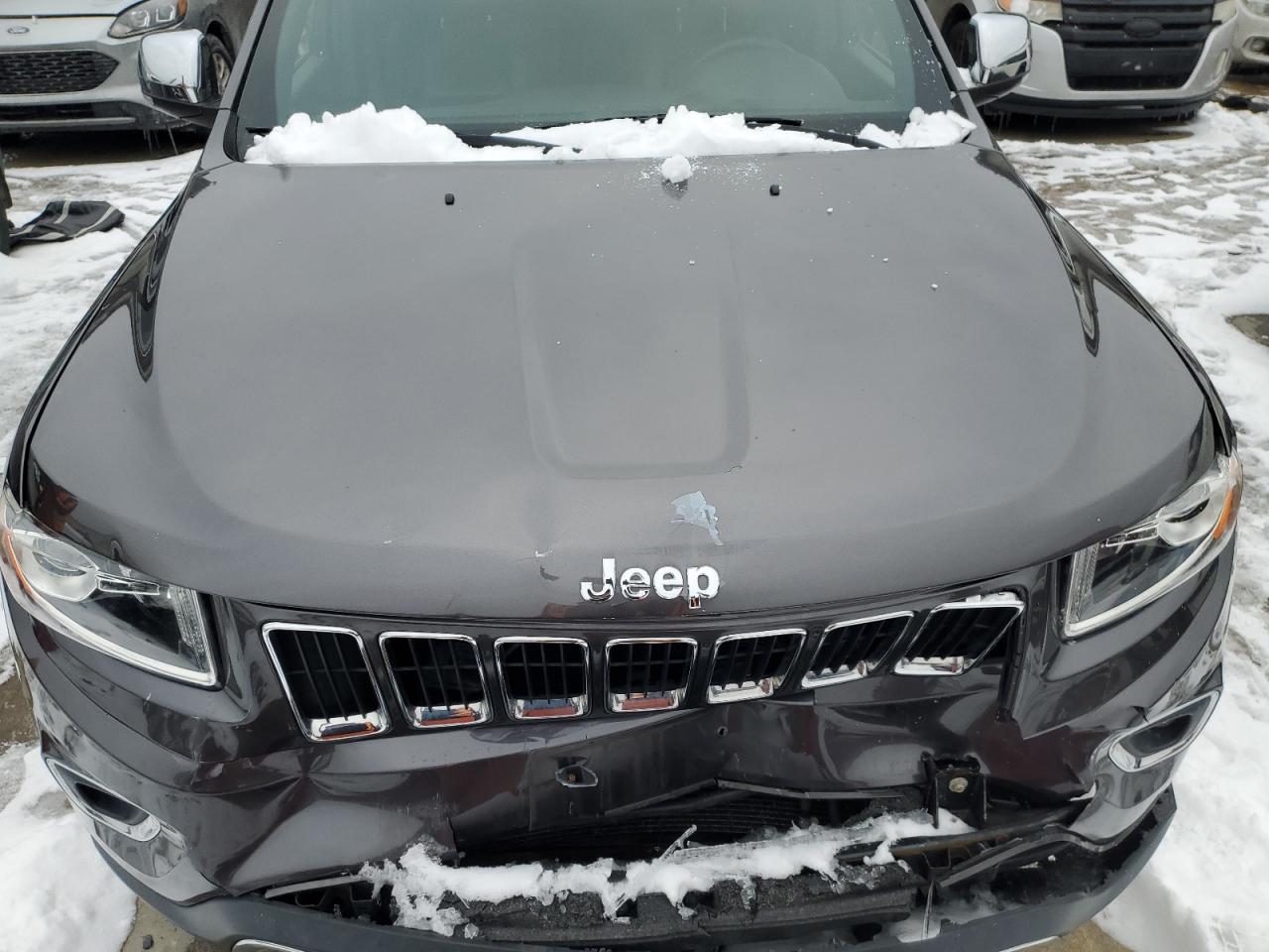 2014 Jeep Grand Cherokee VIN 1C4RJFBG3EC568489 Copart auction photo, front end damage thumbnail 12